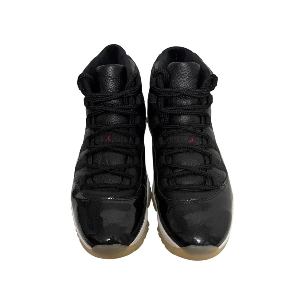 Nike‎ Air Jordan XI Retro 72-10 Black Gym White 378037-002 Mens Basketball Shoes